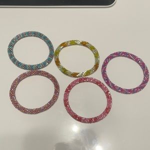 Lily and Laura beaded bracelets